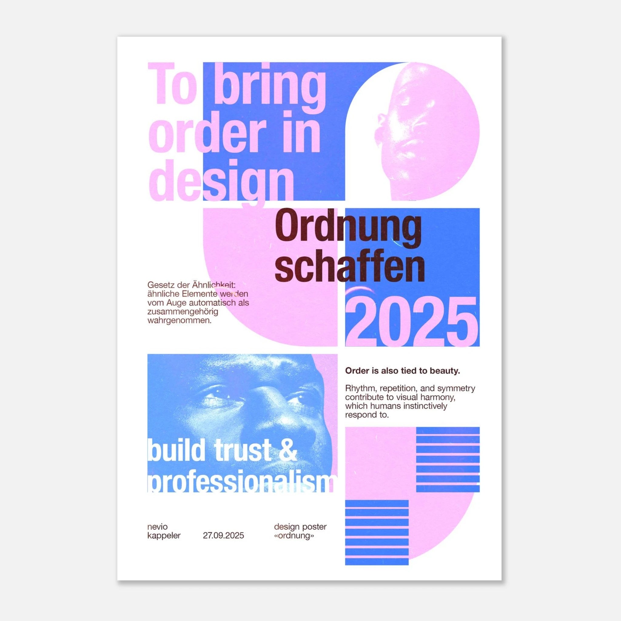"ordnung" poster