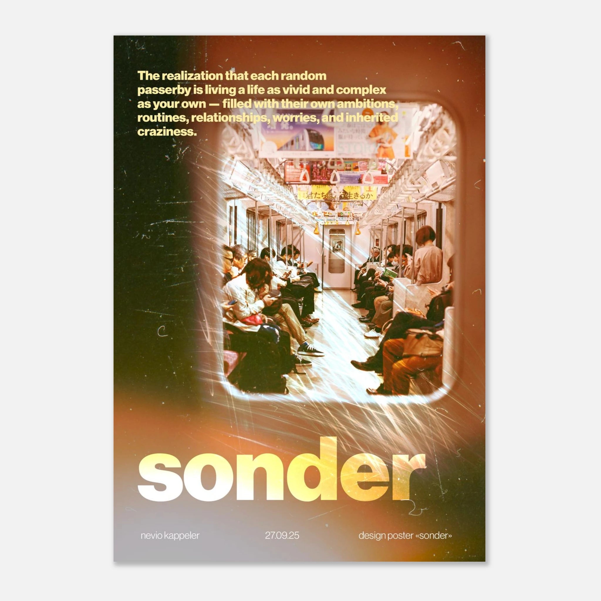 "sonder" poster