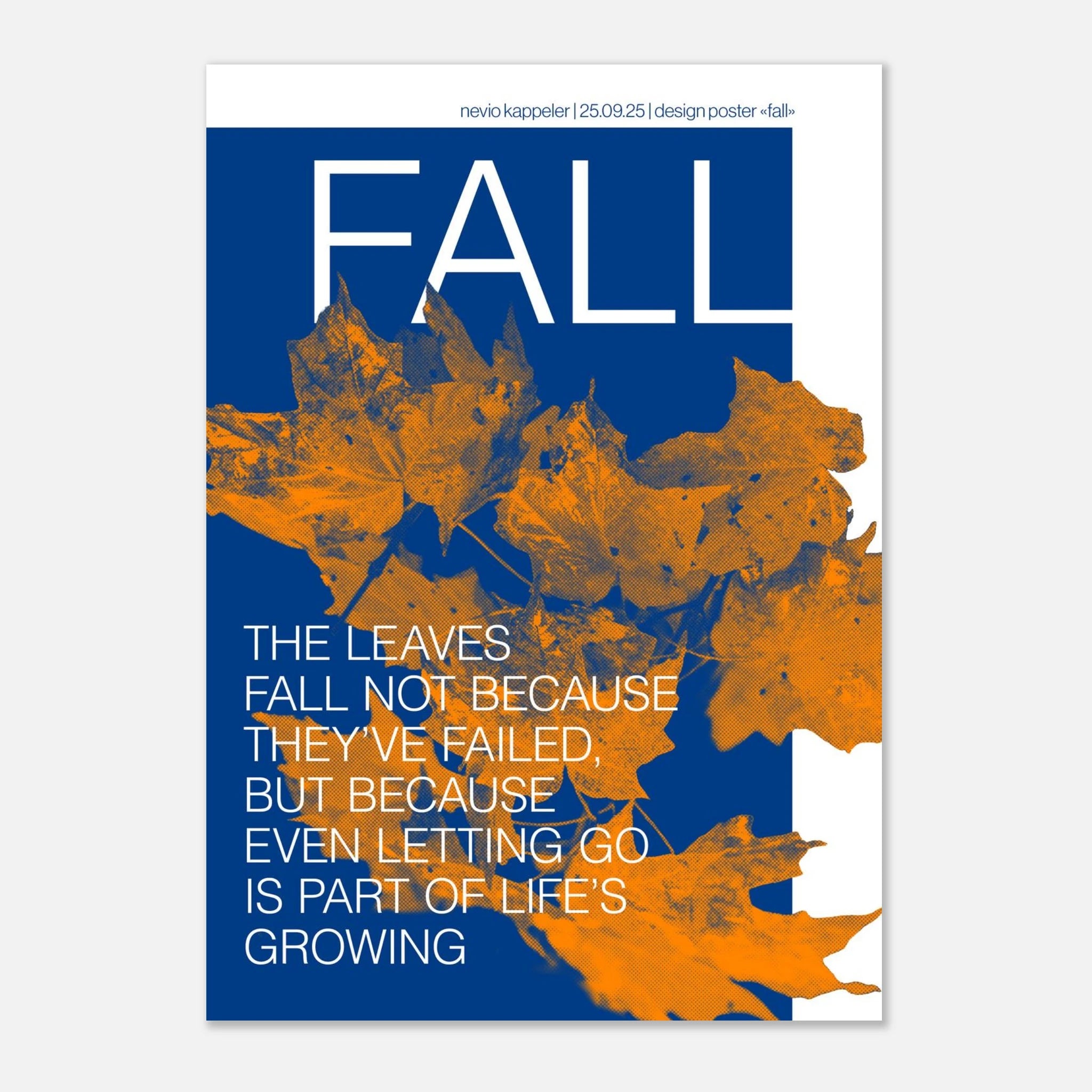"fall" poster